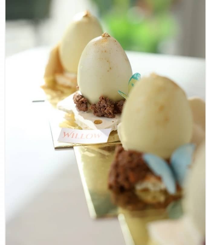 easter egg mousse cake